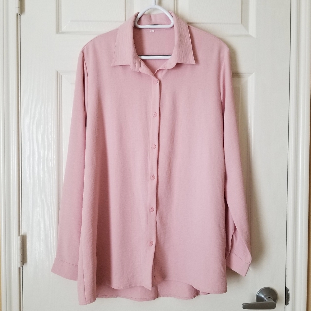 Button-Down Shirt Bouse Women Size XL